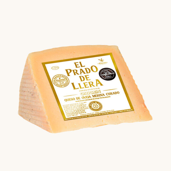 Queso curado de Oveja Merina con aceite de oliva. Cuña 850grs. Aprox. ORIGEN.