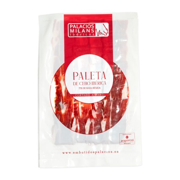 Paleta Cebo Ibérico 75% Raza Ibérica. Loncheado (100 gr)