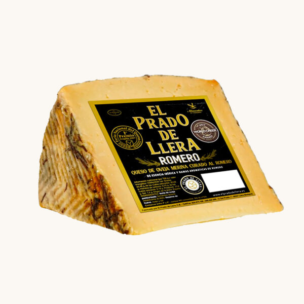 Queso de Oveja Merina Curado. Cuña 400 grs. Aprox. ROMERO.